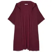 Fiorella Rubino Gilet in maglia bordeaux