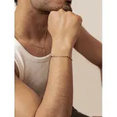Hey Happiness Braccialetto 'Vibrant Bead' argento