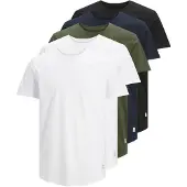 Jack & Jones Confezione Da 5 T-shirt Semplice