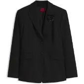 HUGO Blazer 'Asmalla' nero / argento