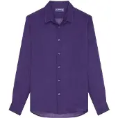 Vilebrequin Camicia blu violetto