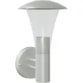 vidaXL Applique da esterno in acciaio inox argento