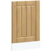 vidaXL Pannello lavastoviglie Lucca Artigianale in legno di rovere
