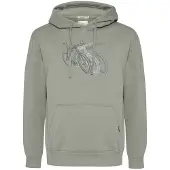 GreenBomb Race Joy Felpa con cappuccio Uomo (XL, grigio)