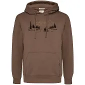 GreenBomb Bear River Joy Felpa con cappuccio Uomo (S, marrone)