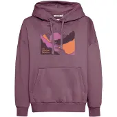 GreenBomb River Sundown Mello Felpa con cappuccio Donna (XS, lilla)