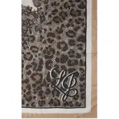 Liu Jo foulard grande animalier cammello