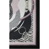 Liu Jo foulard metal mix animalier nero