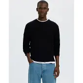 Selected Pullover A Maglia Uomini Nero L