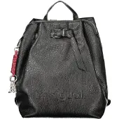 Desigual , Zaino medio, Donna, Poliuretano, Nero, U