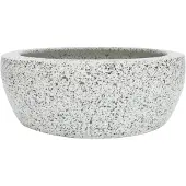 vidaXL Lavabo da appoggio grigio rotondo Ø41x14 cm in Vetroceramica