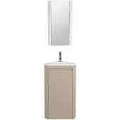 MOB-IN Mobile lavabo angolare SORRENTO su gambe con rubinetto e mobiletto