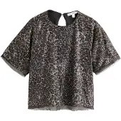 Next Mantellina marrone / grigio chiaro / nero / argento