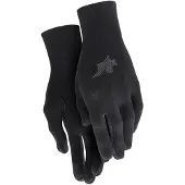Assos Spring Fall Liner Gloves Evo Guanti (S/M, nero)
