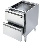 Bartscher , piano di lavoro modello 600, B400, 2 cassetti