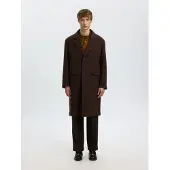 Selected Cappotto Uomini Marrone XXL