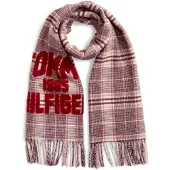 Tommy Hilfiger Sciarpa crema / rosa / rosso / bordeaux