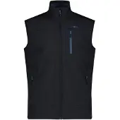 CMP Softshell Vest 3A02087N Gilet softshell Uomo (54, nero)