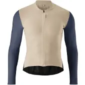 Gonso Sitivo Jersey Longsleeve Maglietta da ciclismo Uomo (L, beige)