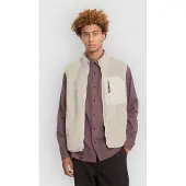 Volcom Muzzer Fuzzar Vest Gilet in pile Uomo (M, beige)