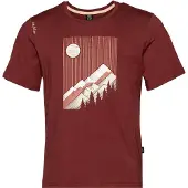 Chillaz Bozen Sunny Mountains T-shirt Uomo (L, rosso)