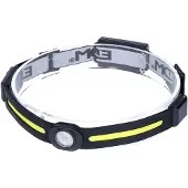EDM Lampada Frontale Rechargeable Led 3w + 5w