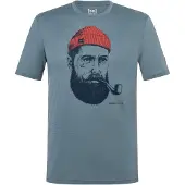 Super.natural Sailor Tee Maglia merino Uomo (S, turchese)