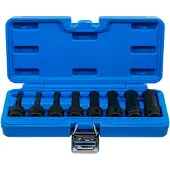 Bgs Set di inserti di potenza, esagono cavo 5-19 mm, 12,5