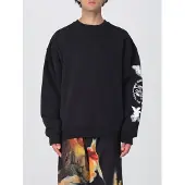 Y-3 Felpa a girocollo in cotone con logo