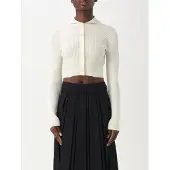 Jil Sander Cardigan in maglia di lana vergine a coste