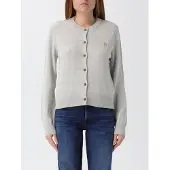 Maison Kitsuné Cardigan a girocollo in lana