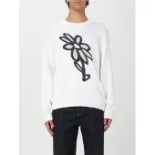 Maison Kitsuné Maglia a girocollo con grafica floreale