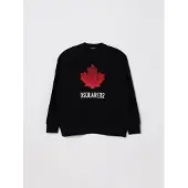 Dsquared2 Felpa girocollo in cotone con logo