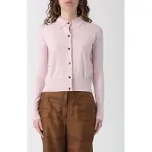 Max Mara Cardigan a polo in lana vergine