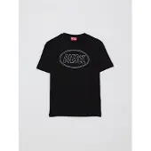 Diesel T-shirt in cotone con maxi logo