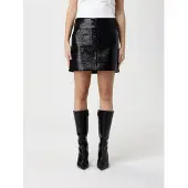 Courreges Gonna mini in vernice