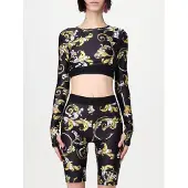 Versace Jeans Couture Top crop con stampa barocca
