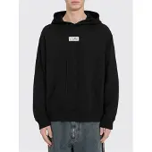 MM6 MAISON MARGIELA Felpa con cappuccio in cotone con logo