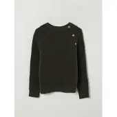 Balmain Pullover in misto lana con bottoni