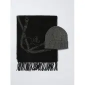Ralph Lauren Set sciarpa + cappello in misto lana