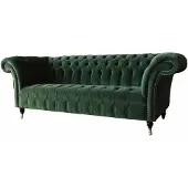 AEA Design Sofa 3 Sitzer Couch Polster Chesterfield Wohnzimmer Textil Couchen