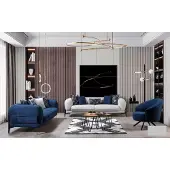 Xl Moebel Gmbh Moderne Couchgarnitur Luxus Sofas Dreisitzer Sessel Blau Polstermöbel 3tlg