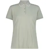 CMP Women's Polo Stretch Piquet Maglia polo Donna (46, grigio)