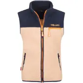 TROLLKIDS Kid's Hemsedal Vest Gilet in pile Bambini (98, beige)