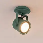Argon Faretto da soffitto Canico, a una luce, verde