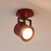 Argon Faretto da soffitto Canico, a una luce, rosso