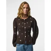 Pieces Cardigan A Maglia | Marrone | S