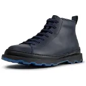 Camper Stivaletti stringati Brutus+ in nabuk con zip laterale