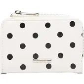 Bershka Portamonete 'Wallet with Polka Dots' bianco