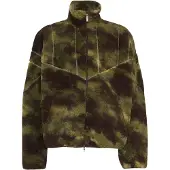 Adidas Originals Giacca di pile marrone scuro / cachi / verde scuro